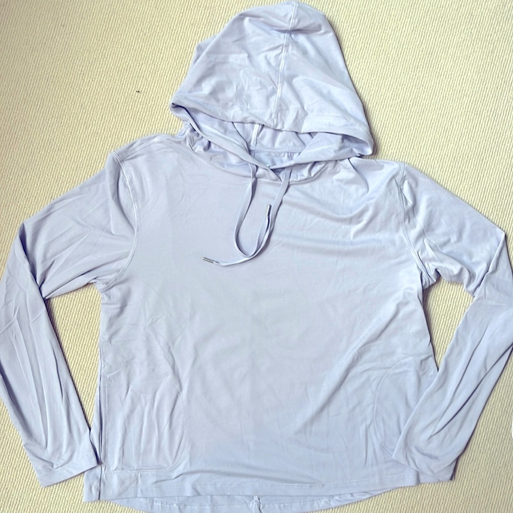 Lightweight lavender hoodie